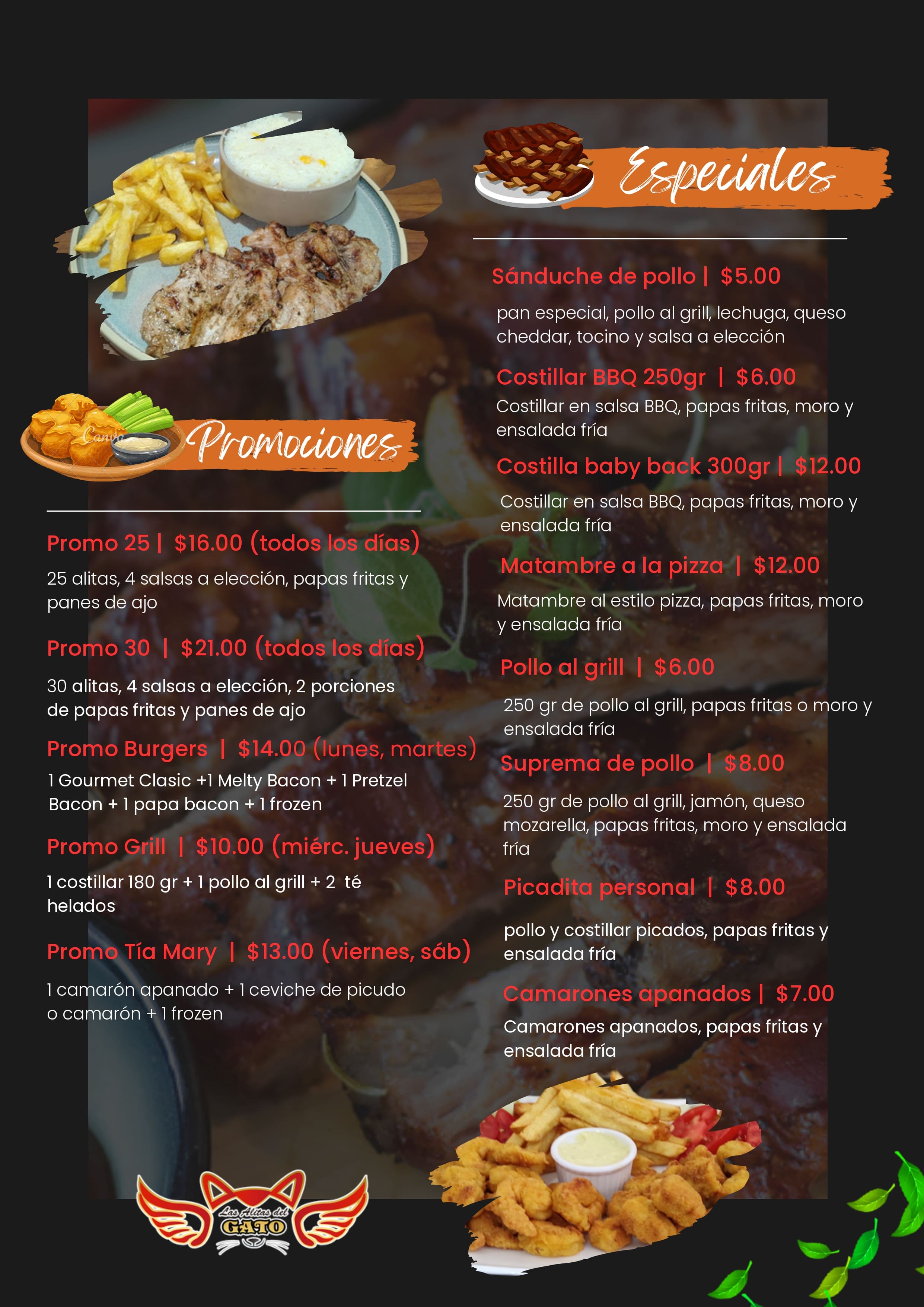 Promo Tía Mary (viernes, sábado)